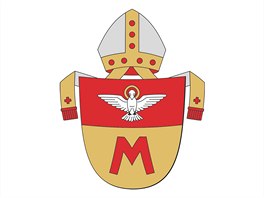Královéhradecká diecéze má od ledna 2014 nový znak., vytvořil jej kardinál di...