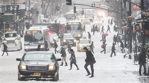 Zapadan Pt Avenue v New Yorku (4. ledna 2014)