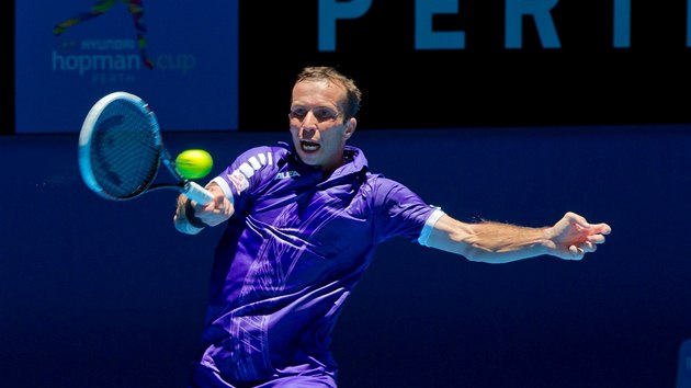 Radek tpánek na Hopman Cupu v Perthu