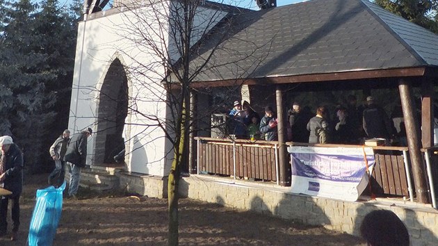 Na Nov� rok otev�eli rozhlednu u kaple sv. Mark�ty nad Dla�ovem na Klatovsku.