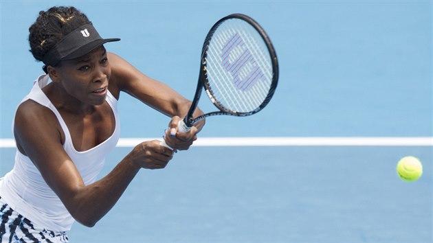 Venus Williamsov ve finle na turnaji v Aucklandu.