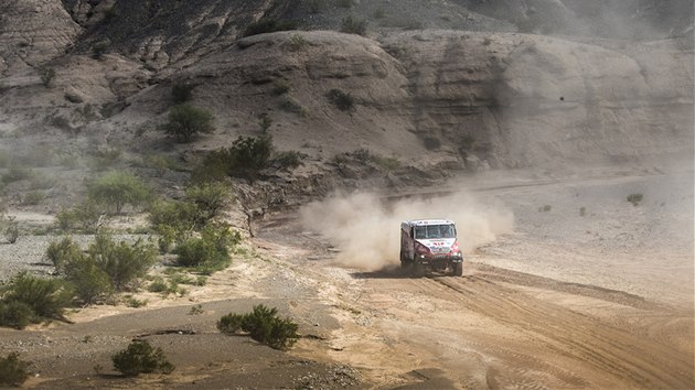 Ale Loprais na Rallye Dakar.