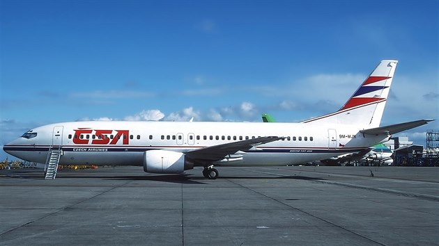 Letadlo spolenosti Czech Airlines.(14. kvtna 2019)