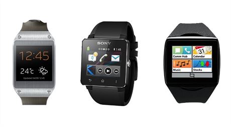 Chytré hodinky Galaxy Gear, Sony Smartwatch a Qualcomm Toq