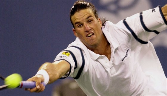 Patrick Rafter na US Open v roce 2000.
