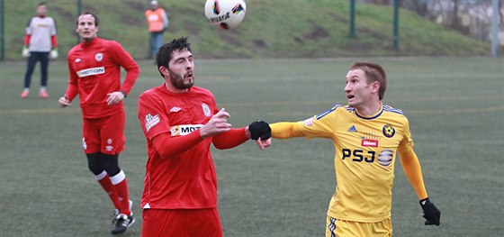 Momentka z duelu zimní Tipsport ligy mezi Brnem a Jihlavou