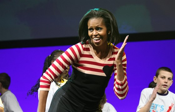 Michelle Obamová je známá propagací zdravého ivotního stylu a snahou pimt...