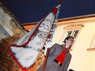 Slavnostní otevení Havlovy uliky v Brn spojené s pipomenutím 45. výroí...