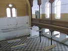 Tak vypadal vnitek synagogy v Krnov ped jedenácti lety. Znaný rozdíl...
