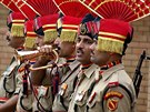 Indití vojáci tsn ped zahájením ceremonie