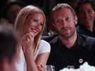 Gwyneth Paltrowová a její bývalý manel Chris Martin (11. ledna 2014)