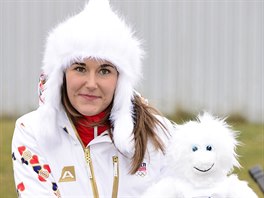 Vlajkonoka esk vpravy rka Strachov pedvedla olympijskou kolekci pro...