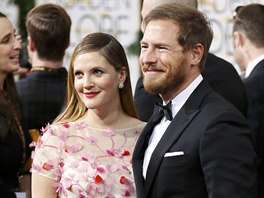 Drew Barrymore a její tehdejí manel Will Kopelman (12. ledna 2014)