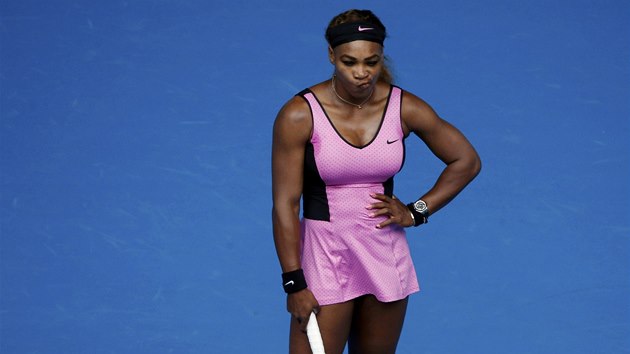 NEN TO ONO. Americk tenistka Serena Williamsov hraje v osmifinle Australian Open.