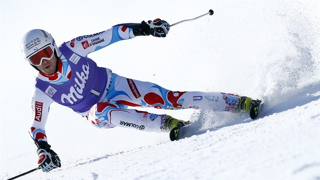 Thomas Fanara v obm slalomu v Adelbodenu