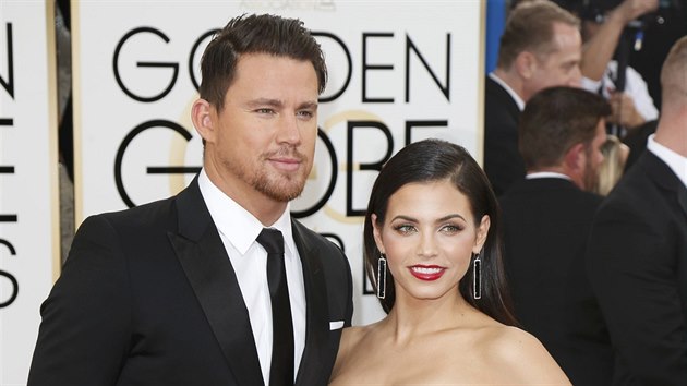 Channing Tatum a Jenna Dewanov (12. ledna 2014)