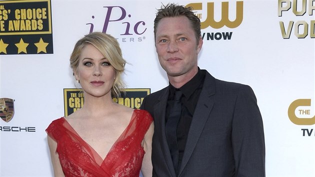 Christina Applegate a jej manel Martyn LeNoble (16. ledna 2014)