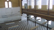 Tak vypadal vnitřek synagogy v Krnově před jedenácti lety. Značný rozdíl...