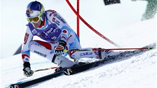 Alexis Pinturault v obím slalomu v Adelbodenu