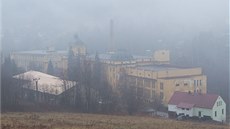 Oputný areál textilní továrny Seba T v Tanvaldu. 