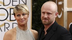 Robin Wrightová a Ben Foster (12. ledna 2014)