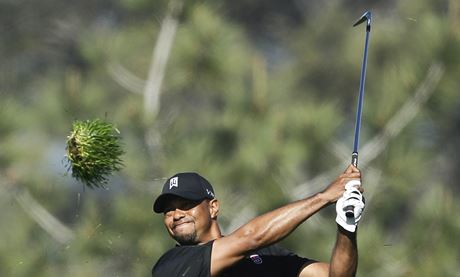 Tiger Woods na turnaji v San Diegu. 