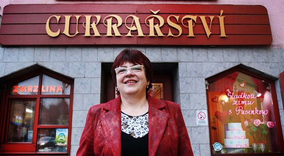 Jarmila Kíová, majitelka cukráství Pusinka v Brn.