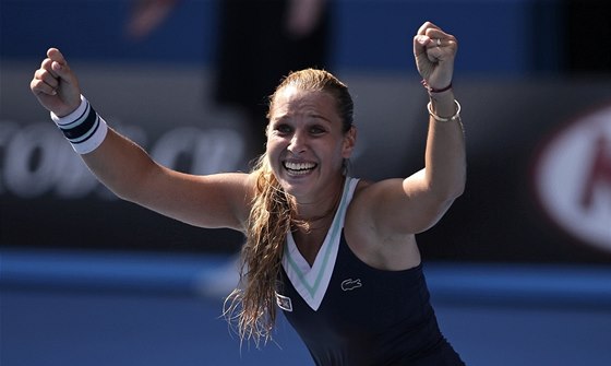 ASTNÁ. Dominika Cibulková po semifinále Australian Open. 