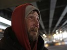 Chladné poasí trápí pedevím lidi bez domova (28. ledna 2014)