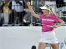 Jessica Kordová jásá. Vyhrála turnaj amerického okruhu LPGA na Bahamách.