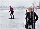 HLAVNÍ TVÁ. Kateina Neumannová coby patronka skiareálu nemohla ve Velké...