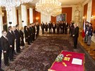 Prezident Milo Zeman jmenoval na Praském hrad vládu premiéra Bohuslava...