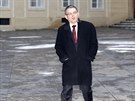 Kandidát na ministra zahranií Lubomír Zaorálek dorazil v úterý na Praský hrad...