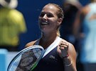 RADOST Z POSTUPU. Slovenská tenistka Dominika Cibulková se na Australian Open...