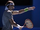 panlský tenista David Ferrer ve tvrtfinále Australian Open.