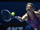 TOHLE JET STÍHÁM. Viktoria Azarenková ve tvrtfinále Australian Open. 