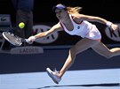 RYCHLÉ NOHY. Agnieszka Radwaská ve tvrtfinále Australian Open. 