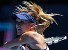 KAM TO LETÍ. Agnieszka Radwaská ve tvrtfinále Australian Open. 