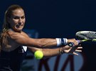 SOUSTEDNÁ. Dominika Cibulková míí za postupem  do finále Australian Open. 