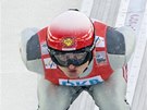 Pavel Churavý pi závod Svtového poháru v Oberstdorfu.  