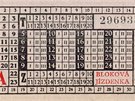 Bloková jízdenka, rok 1924
