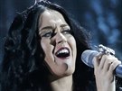 Katy Perry pi vystoupení s písní Dark Horse (Grammy 2013)