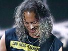 Kirk Hammett z Metalliky ml na triku loni zesnuleého Lou Reeda, kterému se...