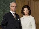 védský král Carl XVI. Gustaf a královna Silvia