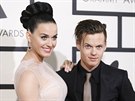 Katy Perry a její bratr David Hudson na cenách Grammy (Los Angeles, 26. ledna...