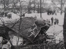 P�i �elezni�ním ne�t�stí v Zákolanech na Kladensku narazil  25. ledna 1964...