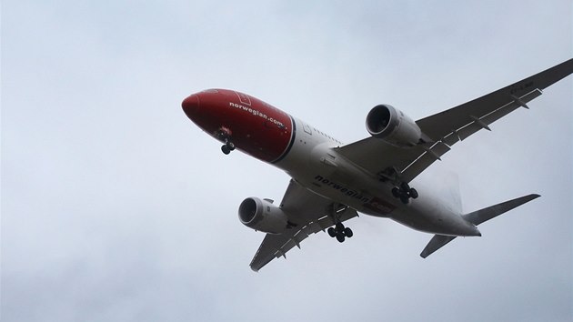 Boeing Dreamliner v barvch Norwegian 