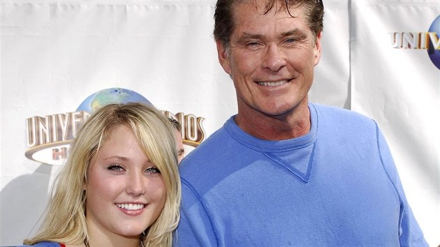 David Hasselhoff a jeho dcera Hayley (10. ervna 2007)