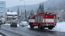 Policisté v Ústí nad Labem vyjídli ve stedu ráno také k nehod kamionu a...