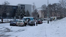 Klískou ulici v Ústí nad Labem uzavela ve stedu ráno hromadná nehoda sedmi...